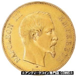 【極美品/品質保証書付】 アンティークコイン 金貨 891602 Coin, France, Napoleon III, 100 Francs, 1856, Paris, Gold 送料無料 gcf-wr-3408-134