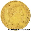 【極美品/品質保証書付】 アンティークコイン コイン 金貨 銀貨 送料無料 481595 France, Napoleon III, 5 Francs, 1864, Paris, EF(40-45), Gold, KM:803.1