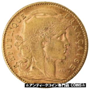  アンティークコイン コイン 金貨 銀貨   Coin, France, Marianne, 10 Francs, 1907, Paris, VF(30-35), Gold