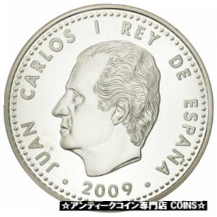  アンティークコイン コイン 金貨 銀貨   Spain, 10 Euro, 2009, MS(65-70), Silver, KM:1214