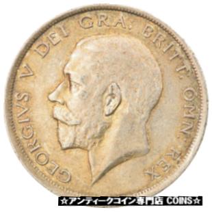 【極美品/品質保証書付】 アンティークコイン コイン 金貨 銀貨 [送料無料] [#875426] Coin, Great Britain, George V, 1/2 Crown, 1918, AU(55-58), Silver