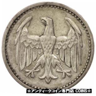 [#405603] ɥġ磻ޡ붦¹3 ޡ1924 ǯȥåȥȡȥꥢ (55-58)С [#405603] GERMANY, WEIMAR REPUBLIC, 3 Mark, 1924, Stuttgart, AU(55-58), Silver