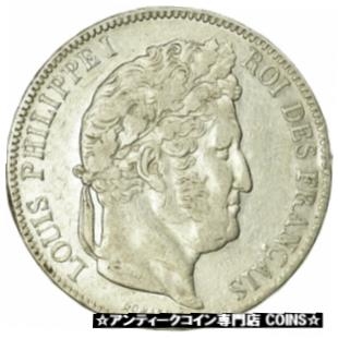 【極美品/品質保証書付】 アンティークコイン コイン 金貨 銀貨 [送料無料] [#732302] Coin, France, Louis-Philippe, 5 Francs, 1841, Paris, VF(30-35), Silver