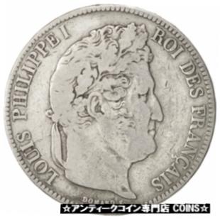 yɔi/iۏ؏tz AeB[NRC RC   [] [#76993] France, Louis-Philippe, 5 Francs, 1834, Nantes, VF(20-25), Silver