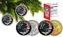 アトランタ ファルコンズ カラー化された JFK ハーフダラー 米国 2 コイン セット NFL クリスマス オーナメント ATLANTA FALCONS Colorized JFK Half Dollar US 2-Coin Set NFL Christmas Ornaments(3)