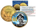 レギー ジャクソン ** ベースボール レジェンド ** JFK ハーフダラー 24K ゴールド メッキ 米国コイン REGGIE JACKSON ** Baseball Legends ** JFK Half Dollar 24K Gold Plated U.S. Coin