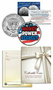 【極美品/品質保証書付】 アンティークコイン 硬貨 MONEY-POWER-RESPECT Floyd Mayweather JFK Half Dollar U.S. Coin USA 送料無料 ocf-wr-3427-1155