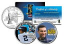 デレク ジーター *ルーキー オブ ザ イヤー & ワールド シリーズ MVP* ニューヨーク ステート クォーターズ 2 コイン セット DEREK JETE...