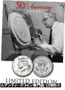 【極美品/品質保証書付】 アンティークコイン 硬貨 50th Anniversary SPECIAL 50 YEAR LOGO 2014 JFK Kennedy Half Dollar US Coin (D) 送料無料 ocf-wr-3427-13