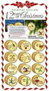 11 DAYS OF CHRISTMAS 24K ゴールドメッキ JFK ハーフダラー 12 コインセット オーナメント TWELVE DAYS OF CHRISTMAS 24K Gold Plated JFK Half Dollars 12-Coin Set Ornaments(3)