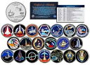 【極美品/品質保証書付】 アンティークコイン コイン 金貨 銀貨 送料無料 SPACE SHUTTLE PROGRAM MAJOR EVENTS Colorized FL Quarters U.S. 20-Coin Set NASA
