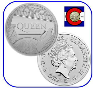 楽天金銀プラチナ　ワールドリソース【極美品/品質保証書付】 アンティークコイン コイン 金貨 銀貨 [送料無料] 2020 Great Britain Legends of British Music QUEEN 1 oz ?2 Silver Coin w/ Capsule
