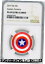 ڶ/ʼݾڽա ƥ  MARVEL CAPTAIN AMERICA SHIELD S$1 2019 FIJI SILVER COIN NGC PF69 [̵] #sct-wr-3429-41