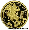 孫悟空 西への旅 2020 0.5 グラム .9999 金貨 ニウエ SUN WUKONG MONKEY KING JOURNEY TO THE WEST 2020 0.5 Gram .9999 Gold Coin Niue