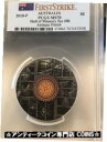 2018-P オーストラリア ファースト ストライク ホール オブ メモリー 5 オンス シルバー。限定 300 ミント。PCGS70 2018-P Austr...
