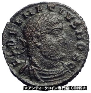  アンティークコイン コイン 金貨 銀貨  DELMATIUS Constantine the Great nephew 336AD Ancient Roman Coin Legions i74220