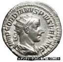 yɔi/iۏ؏tz AeB[NRC RC   [] GORDIAN III 241AD Ancient Silver Roman Coin Hero 