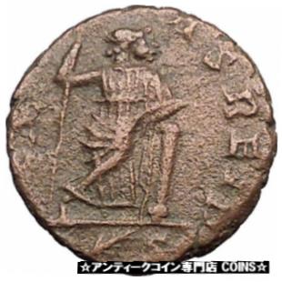【極美品/品質保証書付】 アンティークコイン コイン 金貨 銀貨 [送料無料] Constans Gay Emperor Constantine the Great son Roman Coin Security Cult i32677