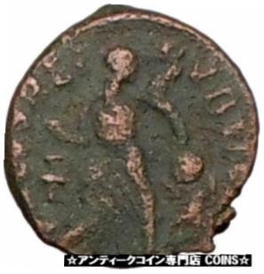 アルカディウス 383AD 古代ローマのコイン 勝利ナイキ チロー キリスト モノグラム i25706ARCADIUS 383AD Ancient Roman Coin VICTORY Nike Chi-Rho Christ Monogram i25706