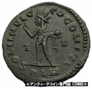 ڶ/ʼݾڽա ƥ    [̵] CONSTANTINE I the GREAT Original Authentic Ancient 310AD Roman Coin w SOL i77169