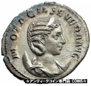  アンティークコイン コイン 金貨 銀貨  OTACILIA SEVERA Philip I Wife 244AD Ancient SILVER Roman Coin Concordia i76232