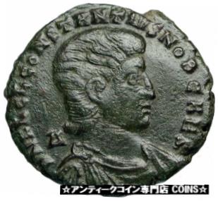 ڶ/ʼݾڽա ƥ    [̵] CONSTANTIUS GALLUS as Caesar Authentic Ancient 351AD BATTLE Roman Coin i84040