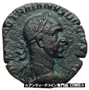 ڶ/ʼݾڽա ƥ    [̵] TRAJAN DECIUS 250AD Big Very Rare Ancient Roman Coin Pannoniae province i42234