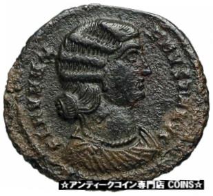 ڶ/ʼݾڽա ƥ    [̵] FAUSTA as Spes w BABIES 324AD Authentic Ancient Roman Coin CONSTANTINE I i84036