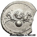 【極美品/品質保証書付】 アンティークコイン コイン 金貨 銀貨 [送料無料] VESPASIAN 80AD Ancient Silver Roman Coin of Rome under TITUS w CAPRICORN i56039