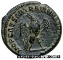 【極美品/品質保証書付】 アンティークコイン コイン 金貨 銀貨 送料無料 HADRIAN Original Ancient 121AD Rome QUADRANS Roman Coin EAGLE Thunderbolt i85184