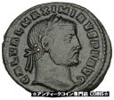 【極美品/品質保証書付】 アンティークコイン コイン 金貨 銀貨 [送料無料] GALERIUS 309AD Large Ancient Roman Coin GENIUS Cult Wealth PROTECTION i40572