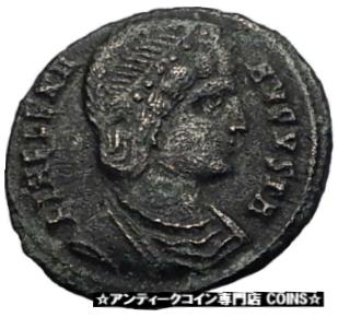 yɔi/iۏ؏tz AeB[NRC RC   [] HELENA Constantine the Great Mother 325AD Ancient Roman Coin Securitas i58393