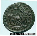 コンスタンティウス II 本物の古代グラディエーター スタイル バトル シーン ローマ コイン i83511CONSTANTIUS II Authentic Ancient GLADIATOR Style BATTLE SCENE Roman Coin i83511