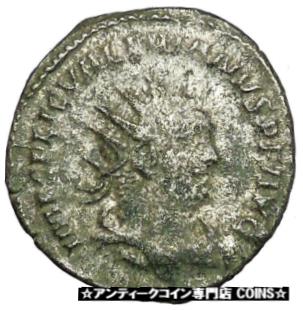 ڶ/ʼݾڽա ƥ    [̵] Valerian I receivind wreath from Turreted female 255AD Ancient Roman Coin i34745