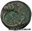 ڶ/ʼݾڽա ƥ    [̵] PANTIKAPAION BOSPORUS 284BC Pan Satyr Lion Fish 2 Countermark Greek Coin i53645