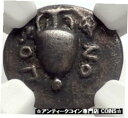 【極美品/品質保証書付】 アンティークコイン コイン 金貨 銀貨 送料無料 LOKRIS OPUNTIA Greek City of Opus 375BC Ancient Silver Coin Amphora NGC i66673