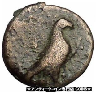 yɔi/iۏ؏tz AeB[NRC RC   [] Kyme in Aeolis 350BC EAGLE & VASE on Authentic Ancient Greek Coin i48076