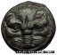 ڶ/ʼݾڽա ƥ    [̵] RHEGION in BRUTTIUM Authentic Ancient 425BC RARE Greek Coin LION OLIVES i69275