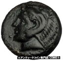 フィリピ 357BC 古代ギリシャのアポロとヘラクレスのコイン三脚 i37419Philippi 357BC Ancient Greek Coin Tripod of Apollo & HERCULES Grapes i37419
