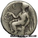 【極美品/品質保証書付】 アンティークコイン コイン 金貨 銀貨 [送料無料] TERINA in BRUTTIUM 400BC Nymph Nike Authentic Ancient Silver Greek Coin i52210