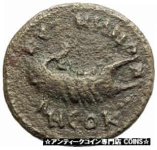  アンティークコイン コイン 金貨 銀貨  ELAGABALUS Rare Possibly Unpublished BYZIA THRACE Roman Bizya Coin GALLEY i76958