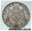 ڶ/ʼݾڽա ƥ    [̵] 1867 FRANCE Emperor NAPOLEON III Crowned ARMS Silver 5 Francs French Coin i86330