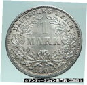 【極美品/品質保証書付】 アンティークコイン コイン 金貨 銀貨 送料無料 1904 WILHELM II of GERMANY 1 Mark Antique German Empire Silver Coin Eagle i82663