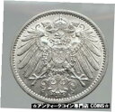 【極美品/品質保証書付】 アンティークコイン コイン 金貨 銀貨 送料無料 1914 WILHELM II of GERMANY 1 Mark Antique German Empire Silver Coin Eagle i64424