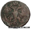 1750 エリザベス ロシア皇后デンガ 1/2 コペック コイン 王家の紋章 i564441750 Elizabeth Russian Empress Deng...