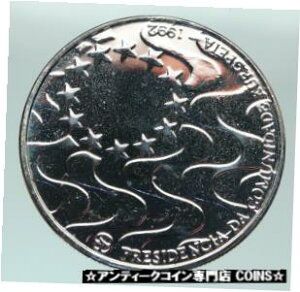 1992 ポルトガル 欧州共同体大統領プルーフ シルバー 200 エスクード コイン i848021992 PORTUGAL European Community Presidency Proof Silver 200 Escudos Coin i84802