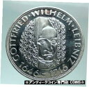  アンティークコイン コイン 金貨 銀貨  1966 D GERMANY Gottfried Wilhelm Leibniz Large 5 Mark Silver German Coin i82459