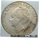 yɔi/iۏ؏tz AeB[NRC RC   [] 1930 Netherlands Kingdom Queen WILHELMINA 2 1/2 Gulden BIG Silver Coin i88044