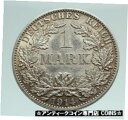 【極美品/品質保証書付】 アンティークコイン 銀貨 1914 WILHELM II of GERMANY 1 Mark Antique German Empire Silver Coin Eagle i76659 送料無料 scf-wr-3441-2799