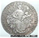 【極美品/品質保証書付】 アンティークコイン コイン 金貨 銀貨 送料無料 1752 HUNGARY Maria Theresia MADONNA Child ANTIQUE OLD Silver Taler Coin i88132